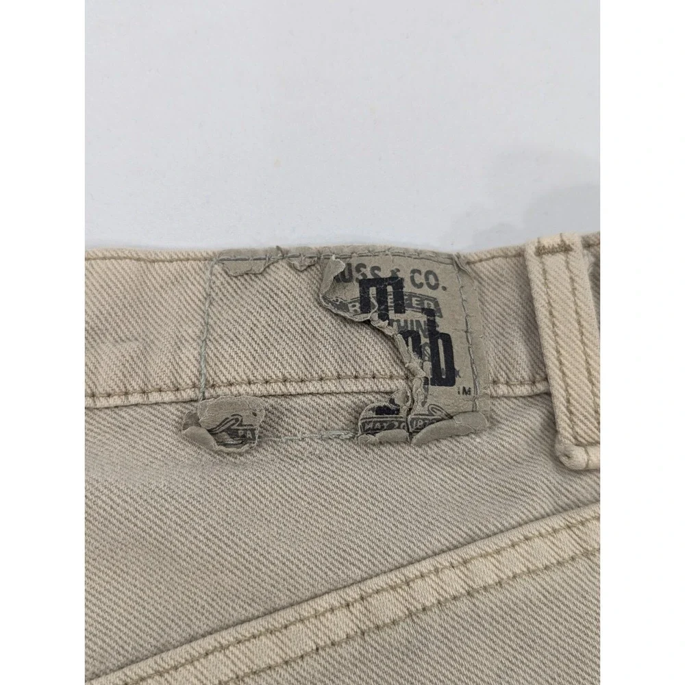 Vintage Men's 90s 00s Levi's‎ Silvertab Loose Fit Jeans 36x30 Beige Tan Baggy